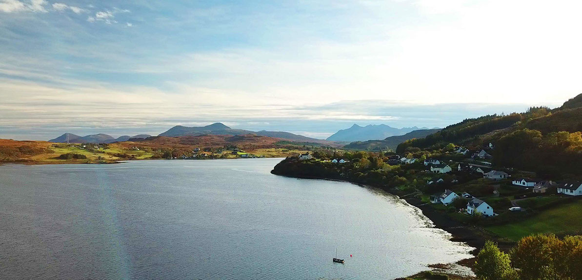 Enjoy amazing views and scenery from Taransay Luxury Guest House in Portree on the Isle of Skye