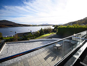 Enjoy stunning sea views at Taransay House Luxury Bed and Breakfast Accommodation in Portree