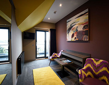 Taransay House Luxury Accommodation in Portree offers private seating areas in our rooms