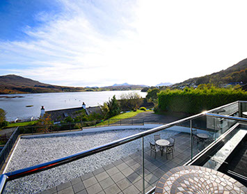 Enjoy stunning sea views from Taransay House Luxury Guest House Accommodation Balconies