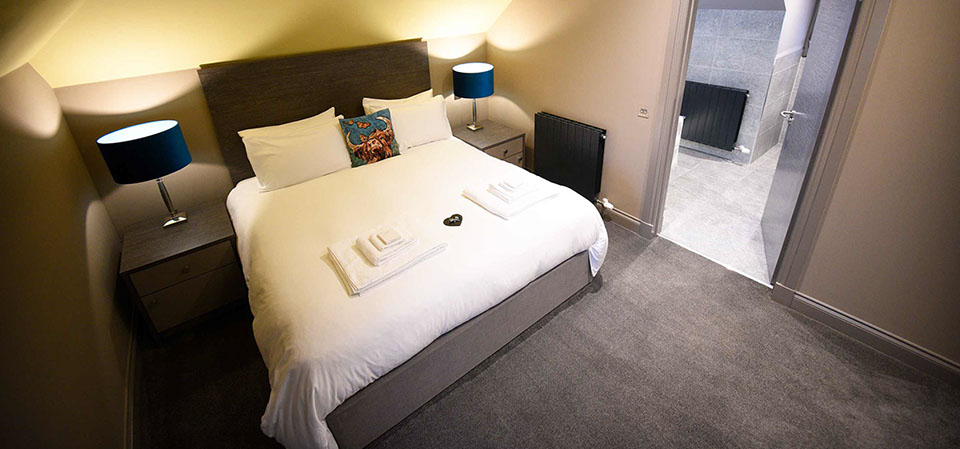 Enjoy Super King Size Double Bedrooms in Taransay House Luxury Bed and BReakfast Accommodation in Portree