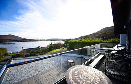 Enjoy stunning sea views at Taransay House Luxury Bed and Breakfast in Portree