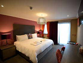 Super King Size Double Beds at Taransay House Luxury Bed and Breakfast in Portree