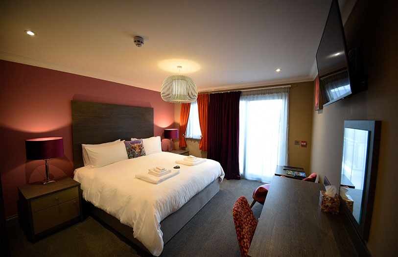 Super King Size Double Beds at Taransay House Luxury Bed and Breakfast in Portree