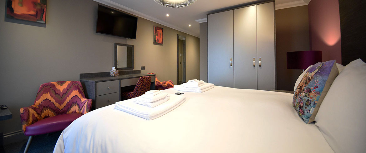 Super King Size Double Bedrooms in Taransay House Luxury Bed and Breakfast Accommodation