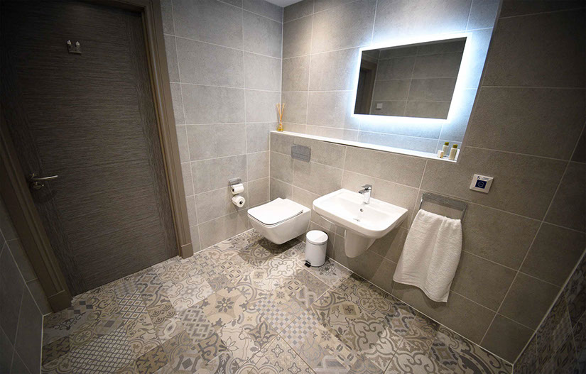 Luxury modern en suite bathrooms are available at our luxury bed and breakfast accommodation in Portree