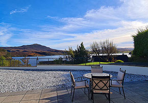 Great sea views at Taransay House Luxury Bed and Breakfast Accommodation