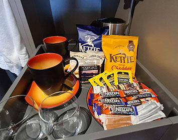 Taransay House Luxury Bed and Breakfast Accommodation in Portree offers guests extras in room including coffee and tea