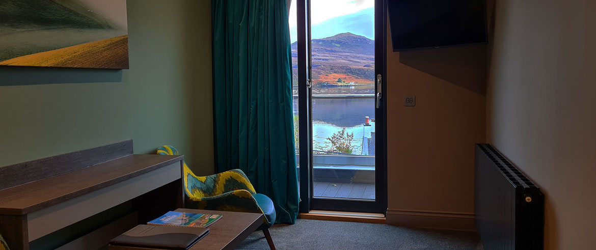 Enjoy stunning sea views at Taransay House Bed and Breakfast Accommodation in Portree