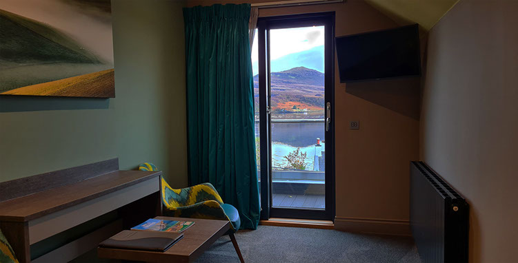 Enjoy stunning sea views and seating areas at Taransay House Luxury Bed and Breakfast in Portree