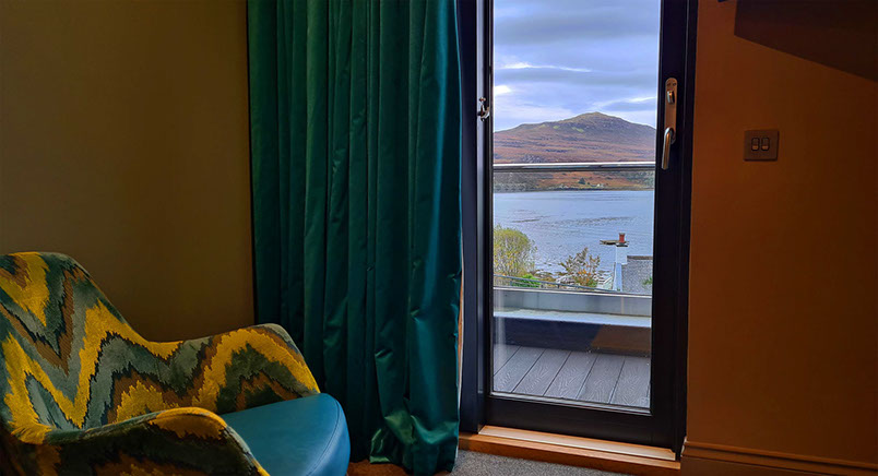 Enjoy stunning sea views at Taransay House Luxury Bed and Breakfast in Portree