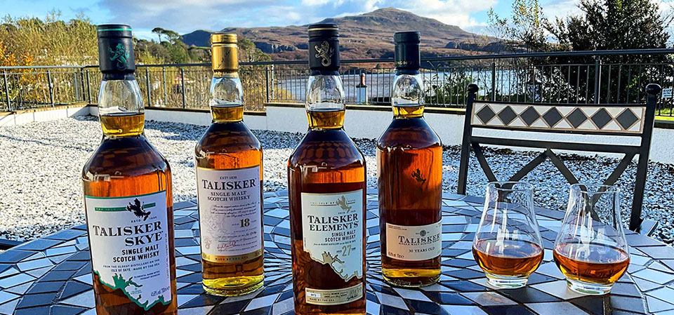 Enjoy Talisker Whisky at Taransay House Luxury Bed and Breakfast in Portree